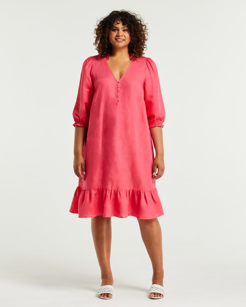 Plus size top watermelon dress